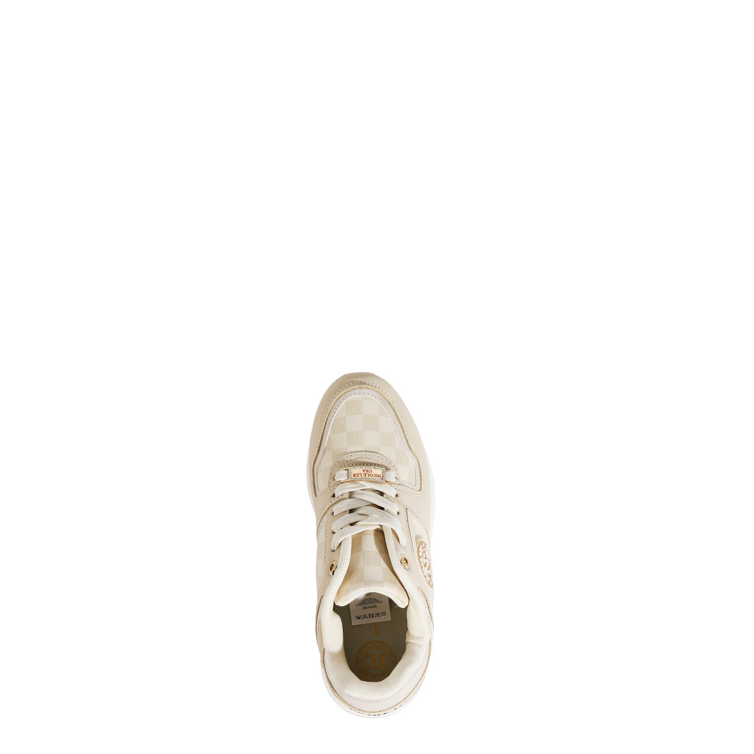 NICOLE LEE ZAPATILLAS DE MODA (BEIGE)