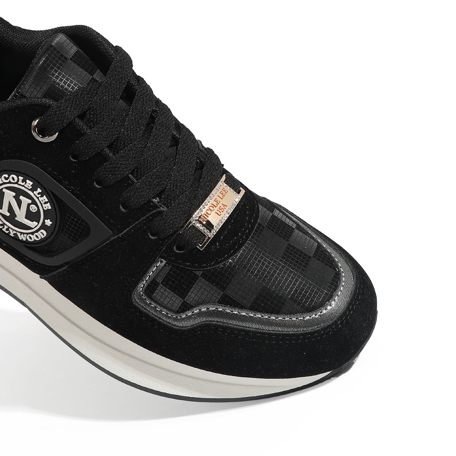 NICOLE LEE ZAPATILLAS DE MODA (NEGRO)