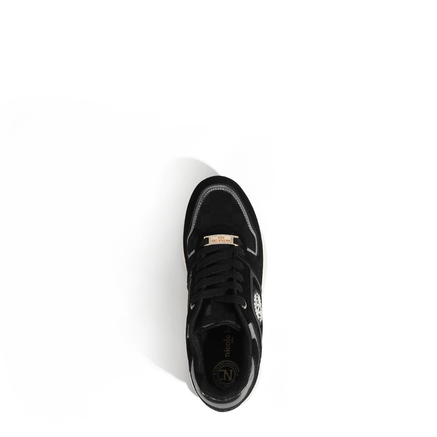 NICOLE LEE ZAPATILLAS DE MODA (NEGRO)